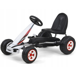 Gokart na pedały Milly Mally Viper Biały