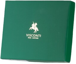 Skórzana banknotówka Visconti Hunter V-705 RFID - zielony