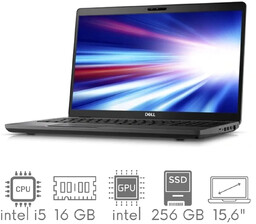 Dell Latitude 5500 i5-8365U 16GB 256GB SSD 15,6"