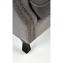 Fotel wypoczynkowy velvet szary Titan