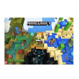 Puzzle MINECRAFT GRA A3 252 el z Nadrukiem