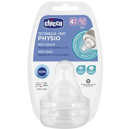Chicco Physio Smoczek antykolkowy na butelkę przepływ szybki