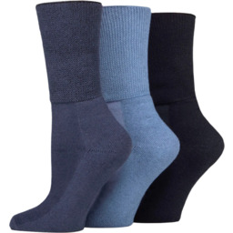 IOMI 3PACK Skarpety bezuciskowe, bambusowe, dla diabetyków, Bamboo,