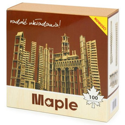 MAPLE Klocki drewniane Karton K100
