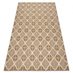 Dywan sizal FLAT 48900001 Koniczyna marokańska naturalny beż