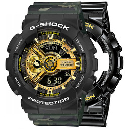 G-SHOCK SET GA-110GB-1AER + BEZEL 10508136 + PASEK