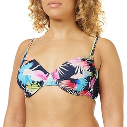 Firefly Malisa Top bikini Marynarka Wojenna ciemno/kwiatowa 40
