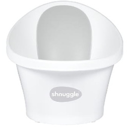 Shnuggle Wanienka dla Niemowlaka z Odpływem Baby White