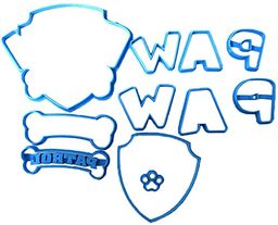 cuticuter Paw Patrol krajalnica do masy cukrowej, niebieska,