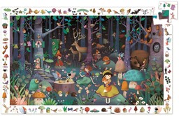 Djeco, puzzle, Zaczarowany Las - Puzzle Obserwacyjne, 100