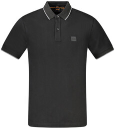 HUGO BOSS POLO KRÓTKI RĘKAW MĘSKI CZARNY