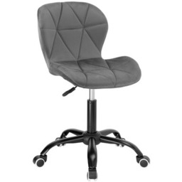 EHOKERY Fotel biurowy Spiner Czarno-szary
