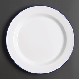 Olympia Talerz emaliowany, płytki, Ø245 mm (6 szt.)