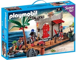 Playmobil Pirates SuperSet, klocki Twierdza piratów, 6146