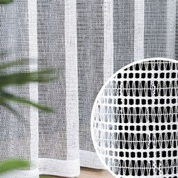 Gotowa firana firanka na taśmie drążek siatka 300x250