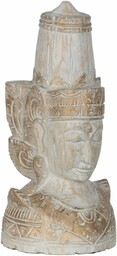 BigBuy Home Figurka Dekoracyjna Biały Naturalny Hinduski 20