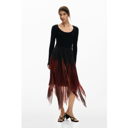 Dopasowana sukienka midi