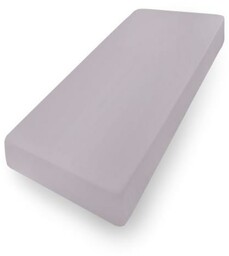 BabyMatex Prześcieradło jersey z gumką, szare (60x120cm)