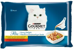 Gourmet Perle Karma dla kotów fileciki w smakowitym