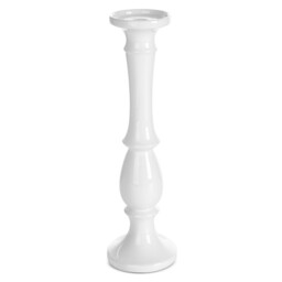 Eurofirany Świecznik ceramiczny Joly 2 11x39 biały 01