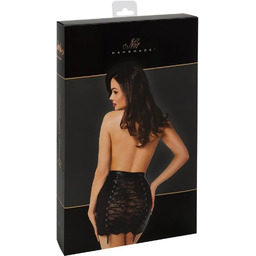 Noir Spodniczka Mini Orgia Czarna S z Koronkową