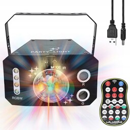 Rgb Projektor Disco Dyskotekowy Kula Led Rgb Imprezowa