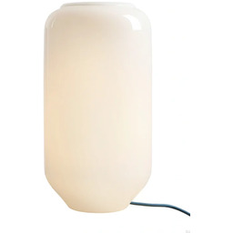 Lampka stołowa Flask M Szklana Mleczna z Szafirowym
