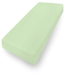 BabyMatex Prześcieradło jersey z gumką, zielone (60x120cm)
