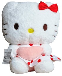 Maskotka Pluszak Średnia Hello Kitty Z Serduszkiem 30
