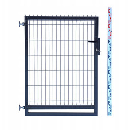 Furtka 130cm antracyt grafit Panelowa RAL7016 ogrodzeniowa 133cm