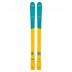 Narty skiturowe damskie Zag H-86 yellow/green 162 cm