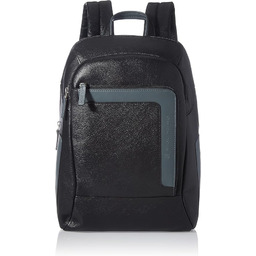 Piquadro Unisex plecak 14", Nero/Grigio, Einheitsgröße, modny
