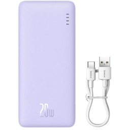 Powerbank BASEUS AIRPOW 20000MAH 20W (FIOLETOWY)