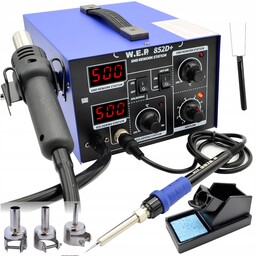 Stacja lutownicza Spawarka 2w1 Hotair Wep 852D+ 700W