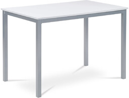 Minimalistyczny stół do jadalni, szaro-biały, 110x 70 x