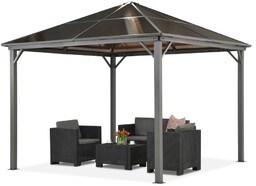 Altana ogrodowa Milos 3x3 Garden Point szara