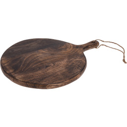 Home Styling Collection Okrągła deska do serwowania, drewno