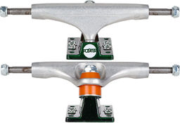 traki set POLSTER STAGE 6 TRUCKS Polished Raw/Green