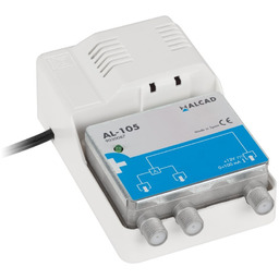 Rozgałęźnik antenowy szerokopasmowy z zasilaczem 12V do anteny