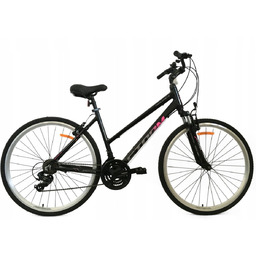 Rower STORM CROSS AERO 1.0 LADY czarny/fuksja 19
