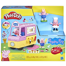 Play-Doh, Świnka Peppa, zestaw Auto z Lodami, F3597