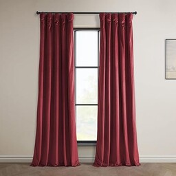 HPD Half Price Drapes Heritage Pluszowe aksamitne zasłony,