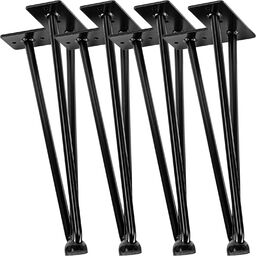 4x METALOWE NOGI STOŁU HAIRPIN LEGS 30 CM