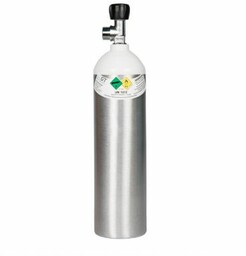 Butla tlenowa aluminiowa, napełniona 1,8 litra