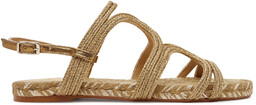 Espadryle Castañer Pitra/266 025585 Złoty