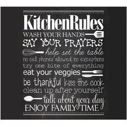 ZELLER Szklana płyta ochronna KITCHEN RULES na kuchenkę