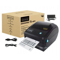 ZENWIRE Drukarka TD-401 Złącze USB Czujnik dymu 40