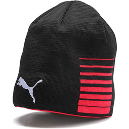 Puma Uniseks Liga Reversible Beanie Czapka, Czarny/Czerwony (Puma