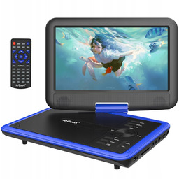 9" Przenośny Odtwarzacz DVD Konsola Gier Video 270°