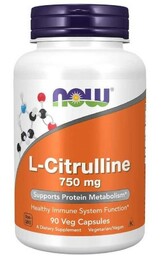 Now Foods L-Citrulline 750 Mg - 90 Kapsułek